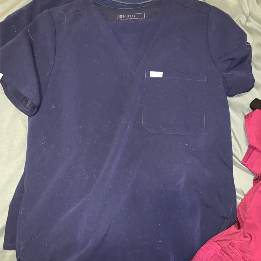 Figs navy womens scrubs